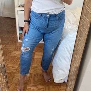 LEVI’S WEDGIE SKINNY HIGH WAIST JEANS